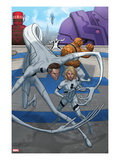 Fantastic Four 603 Cover: Mr. Fantastic, Invisible Woman, Thing Posters by Mike Choi
