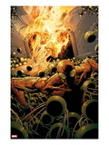 The Amazing Spider-Man 680: Spider-Man and Human Torch Art by Giuseppe Camuncoli