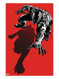 Black Panther: The Most Dangerous Man Alive 523.1 Cover: Black Panther Crawling Print by Patrick Zircher
