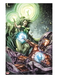 X-Men Legacy 255 Cover: Polaris and Magneto Fighting Posters by Mico Suayan