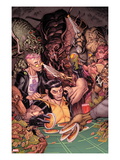 Wolverine & The X-Men 6 Cover: Wolverine with Kid Omega Print by Nicholas Bradshaw