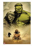 Incredible Hulk 611: Hulk and Skaar Prints by Paul Pelletier