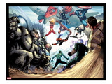 The Amazing Spider-Man 683: Rhino, Red Hulk, Spider Woman, Thor, Sandman and Others Posters by Stefano Caselli