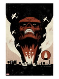 Red Skull 1 Cover: Headshot of Red Skull Posters by David Aja