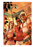 Daken: Dark Wolverine 10 Cover: Daken with his Arms around Ladies Posters by Giuseppe Camuncoli