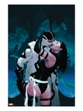 Uncanny X-Force 12 Cover: Psylocke and Fantomax Poster by Esad Ribic