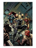 Fear Itself: The Fearless #6 Cover: Valkyrie, Iron Man, Captain America, Sin, and Crossbones Pôsters por Arthur Adams Fear Itself: The Fearless #6 Cover: Valkyrie, Iron Man, Captain America, Sin, and Crossbones Pôsters por Arthur Adams