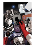 Avengers 18 Cover: Photographs of Steve Rogers, Black Panther, Ghost Rider, Storm, and Blade Prints by Daniel Acuna