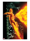 Ultimate X-Men 2 Cover: The Human Torch Flying Posters by Kaare Andrews