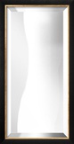 Basel Black and Gold Mirror Decorative Mirror