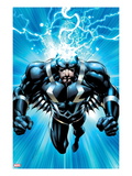 FF 6 Cover: Black Bolt Jumping Prints by Mark Bagley