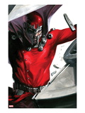 Vengeance 1 Cover: Magneto Smashing Poster by Gabriele DellOtto