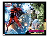 X-Men 1: 20th Anniversary Edition: Magneto Flying in Space with Energy Art by Jim Lee