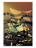 New Mutants 39 Cover: Warlock, Sabretooth, Moonstar, Magma, Sunspot and Cypher Affiches par Kris Anka