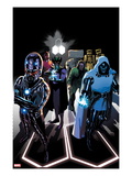 FF 8 Cover: Dr. Doom, Wizard, Diablo and Others Standing Posters by Daniel Acuna