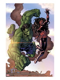 Incredible Hulks 635: Hulk and Red She-Hulk Prints by Tom Grummett