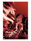 Daken: Dark Wolverine 2 Cover: Daken and Wolverine Fighting Posters by Giuseppe Camuncoli