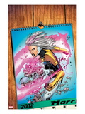Thunderbolts 171 Cover: A Calendar with Songbird Prints by Kev Walker