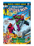 Amazing Spider-Man 122 Cover: Spider-Man, Gwen Stacy, and Green Goblin Flying Prints