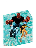 Avengers Academy 3 Cover: Finesse, Mettle, and Hazmat Posters by Mike McKone