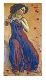 Entzücktes Weib, 1911 Print by Ferdinand Hodler