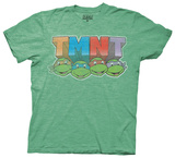 Teenage Mutant Ninja Turtles - Colored Faces T-Shirts