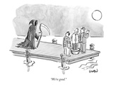 "We're good." - New Yorker Cartoon Premium Giclee Print by Robert Leighton