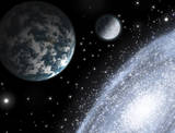Earth Galaxy Poster Posters