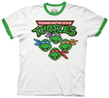 Teenage Mutant Ninja Turtles - 8-Bit Faces T-Shirts