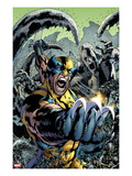Wolverine: The Best There is 10 Cover: Wolverine Screaming and Fighting Prints by Bryan Hitch
