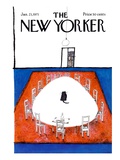 The New Yorker Cover - January 23, 1971 Giclee Print by Ronald Searle