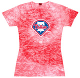 Juniors: Phillies Spiral (Burnout) T-Shirt