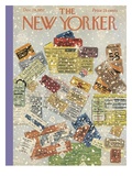 The New Yorker Cover - December 28, 1957 Premium Giclee Print by Ilonka Karasz