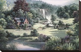 Spring Falls Stretched Canvas Print by Dubravko Raos