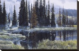 Heaven on Earth Stretched Canvas Print by Andrew Kiss