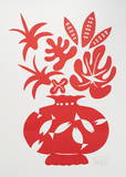 Vase II Rouge Limitierte Auflage von Marco Del Re