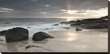 Midnight Sunset Stretched Canvas Print by Assaf Frank