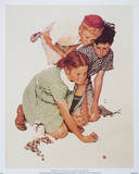 Marbles Champ Posters by Norman Rockwell