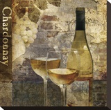 Chardonnay Stretched Canvas Print by Keith Mallett