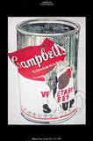 Big Torn Campbell's Soup Can (Vegetable Beef) Edition limitée par Andy Warhol
