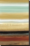 Horizon Lines I Stretched Canvas Print by Cat Tesla
