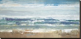 Pastel Waves Stretched Canvas Print by Peter Colbert