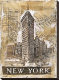 New York Stretched Canvas Print by Marta G. Wiley