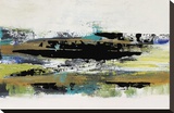 Black & White I Stretched Canvas Print by Natasha Barnes