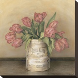 Royal Tulips Stretched Canvas Print by Cristin Atria