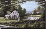 Wilde Blumen Leinwand von Bill Saunders