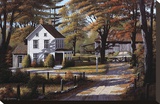 Rustling Leaves Stretched Canvas Print by Bill Saunders