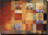 Forty-Two Views of My Garden Stretched Canvas Print by Don Li-Leger