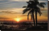 Ana Maria Sunset Stretched Canvas Print by Mike Jones