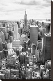 NYC Downtown Stretched Canvas Print by Nina Papiorek